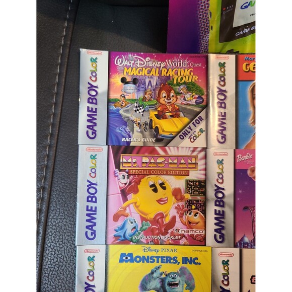 Gameboy Color Manual Only Lot - Harry Potter, Monsters Inc, Power Puff Girls - Picture 2 of 5